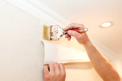 Pose de papier peint à Bouvron — revêtements muraux et toiles de verre